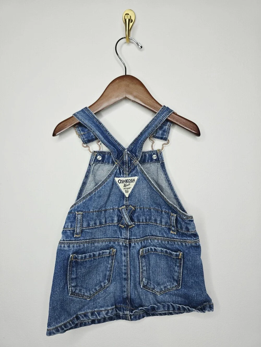 Oshkosh B'Gosh Overalls Denim Jumper Size 18 months